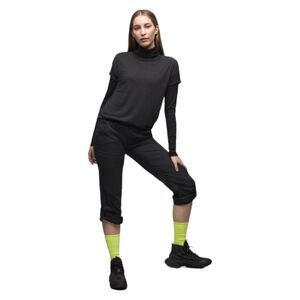 Prana Halle Pant Womens 4  Black short hiking roll up pants